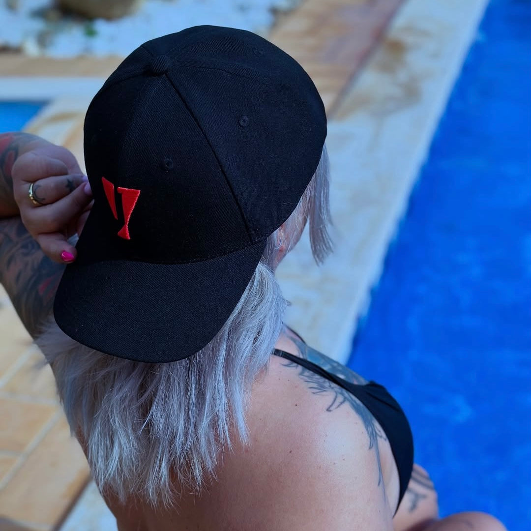 YoungManRide CHAMP series Caps🧢 Adjustable(OSFM)&Classic Black