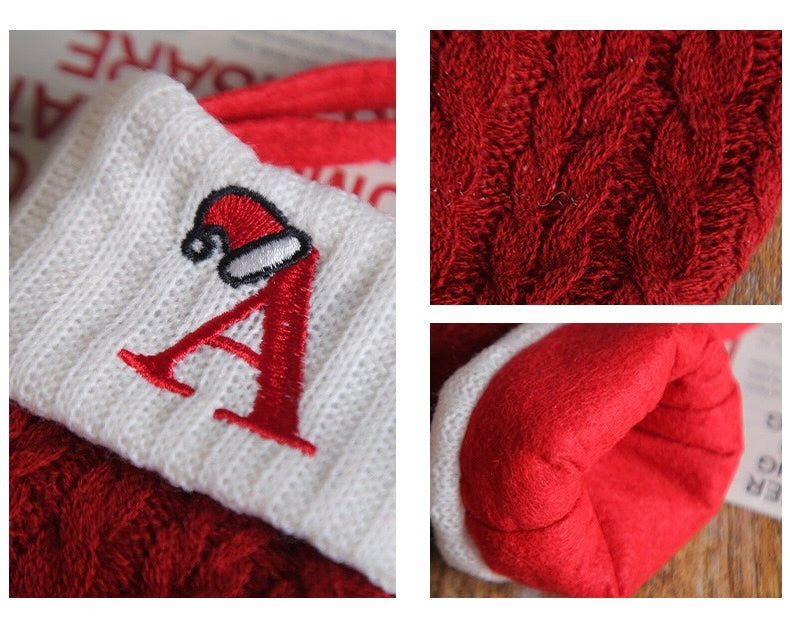 Xmas Knitted Stocking Ornament